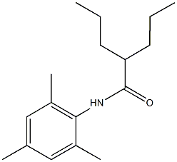 N-mesityl-2-propylpentanamide Struktur