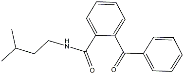 2-benzoyl-N-isopentylbenzamide Struktur