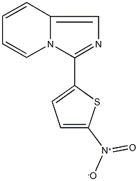 3-{5-nitro-2-thienyl}imidazo[1,5-a]pyridine Struktur