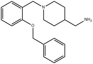 N-[2-(benzyloxy)benzyl]-N-(4-piperidinylmethyl)amine Struktur