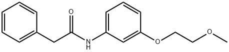 N-[3-(2-methoxyethoxy)phenyl]-2-phenylacetamide Struktur