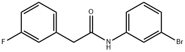 N-(3-bromophenyl)-2-(3-fluorophenyl)acetamide Struktur