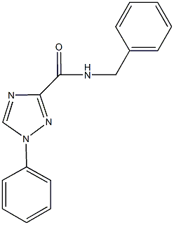 N-benzyl-1-phenyl-1H-1,2,4-triazole-3-carboxamide Struktur