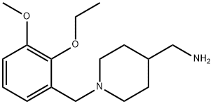 N-(2-ethoxy-3-methoxybenzyl)-N-(4-piperidinylmethyl)amine Struktur