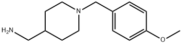 N-(4-methoxybenzyl)-N-(4-piperidinylmethyl)amine Struktur