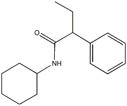 N-cyclohexyl-2-phenylbutanamide Struktur