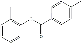 2,5-dimethylphenyl 4-methylbenzoate Struktur