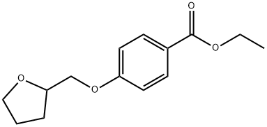 ethyl 4-(tetrahydro-2-furanylmethoxy)benzoate Struktur