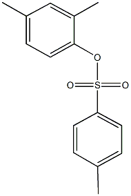 2,4-dimethylphenyl 4-methylbenzenesulfonate Struktur