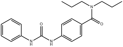 4-[(anilinocarbonyl)amino]-N,N-dipropylbenzamide Struktur