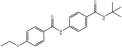 N-{4-[(tert-butylamino)carbonyl]phenyl}-4-ethoxybenzamide Struktur