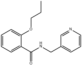 2-propoxy-N-(3-pyridinylmethyl)benzamide Struktur