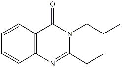 2-ethyl-3-propyl-4(3H)-quinazolinone Struktur