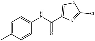 2-chloro-N-(4-methylphenyl)-1,3-thiazole-4-carboxamide Struktur