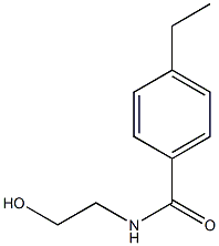 4-ethyl-N-(2-hydroxyethyl)benzamide Struktur