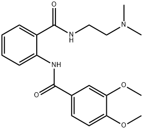 N-[2-({[2-(dimethylamino)ethyl]amino}carbonyl)phenyl]-3,4-dimethoxybenzamide Struktur