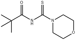 2,2-dimethyl-N-(4-morpholinylcarbothioyl)propanamide Struktur