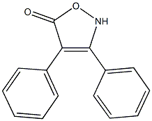 3,4-diphenyl-5(2H)-isoxazolone Struktur