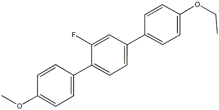 1'-fluoro-1''-ethoxy-1-methoxy-4,2':5',4''-terphenyl Struktur