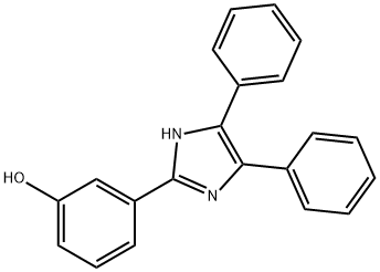 3-(4,5-diphenyl-1H-imidazol-2-yl)phenol Struktur