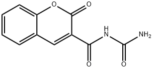 N-[(2-oxo-2H-chromen-3-yl)carbonyl]urea Struktur