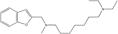 N~1~-(1-benzofuran-2-ylmethyl)-N~7~,N~7~-diethyl-N~1~-methyl-1,7-heptanediamine Struktur