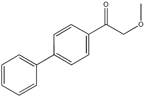 1-[1,1'-biphenyl]-4-yl-2-methoxyethanone Struktur