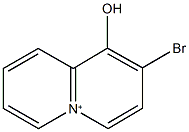 2-bromo-1-hydroxyquinolizinium Struktur