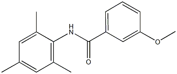 N-mesityl-3-methoxybenzamide Struktur