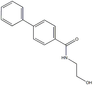 N-(2-hydroxyethyl)[1,1'-biphenyl]-4-carboxamide Struktur