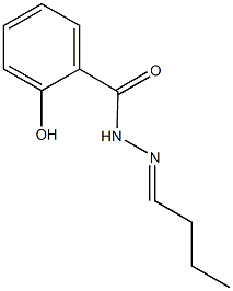 N'-butylidene-2-hydroxybenzohydrazide Struktur