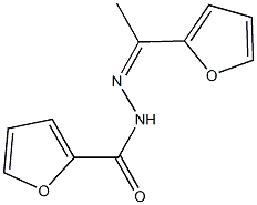 N'-[1-(2-furyl)ethylidene]-2-furohydrazide Struktur