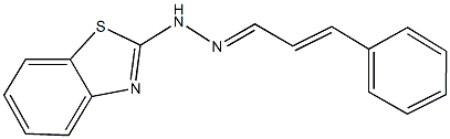 3-phenylacrylaldehyde 1,3-benzothiazol-2-ylhydrazone Struktur