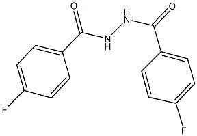 4-fluoro-N'-(4-fluorobenzoyl)benzohydrazide Struktur