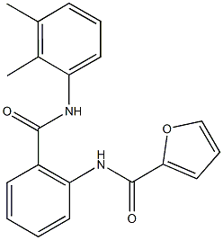 N-{2-[(2,3-dimethylanilino)carbonyl]phenyl}-2-furamide Struktur