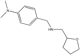 N-[4-(dimethylamino)benzyl]-N-(tetrahydro-2-furanylmethyl)amine Struktur