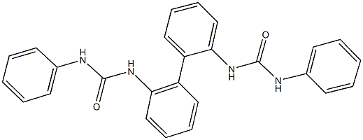 N-{2'-[(anilinocarbonyl)amino][1,1'-biphenyl]-2-yl}-N'-phenylurea Struktur