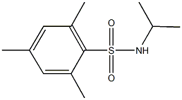 N-isopropyl-2,4,6-trimethylbenzenesulfonamide Struktur