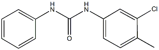 N-(3-chloro-4-methylphenyl)-N'-phenylurea Struktur