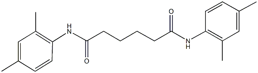 N~1~,N~6~-bis(2,4-dimethylphenyl)hexanediamide Struktur