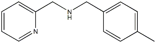 N-(4-methylbenzyl)-N-(2-pyridinylmethyl)amine Struktur