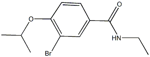 3-bromo-N-ethyl-4-isopropoxybenzamide Struktur