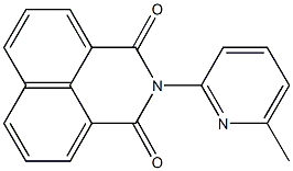 2-(6-methyl-2-pyridinyl)-1H-benzo[de]isoquinoline-1,3(2H)-dione Struktur