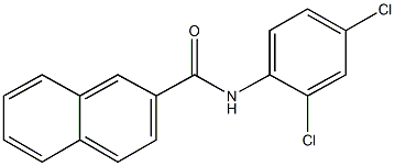 N-(2,4-dichlorophenyl)-2-naphthamide Struktur