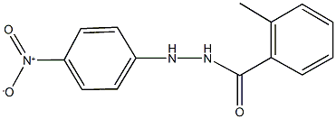 N'-{4-nitrophenyl}-2-methylbenzohydrazide Struktur