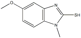 5-methoxy-1-methyl-1H-benzimidazole-2-thiol Struktur