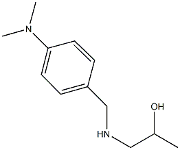 1-{[4-(dimethylamino)benzyl]amino}-2-propanol Struktur