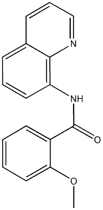 2-methoxy-N-(8-quinolinyl)benzamide Struktur