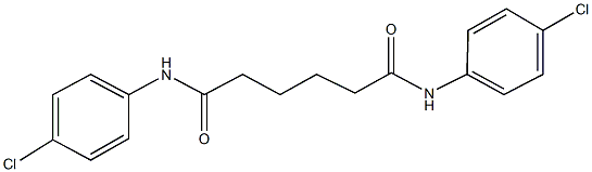 N~1~,N~6~-bis(4-chlorophenyl)hexanediamide Struktur