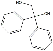 1,1-diphenyl-1,2-ethanediol Struktur